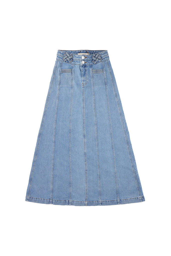 SEVENTY AND MOCHI WILLOW DENIM SKIRT