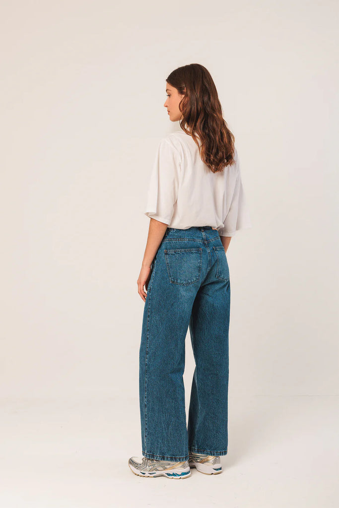 INDI AND COLD WASHED DENIM JEANS