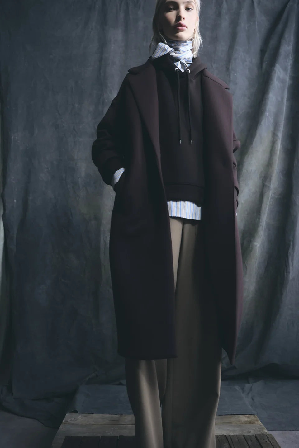 PSOPHIA NEOPRENE CHOCOLATE COAT