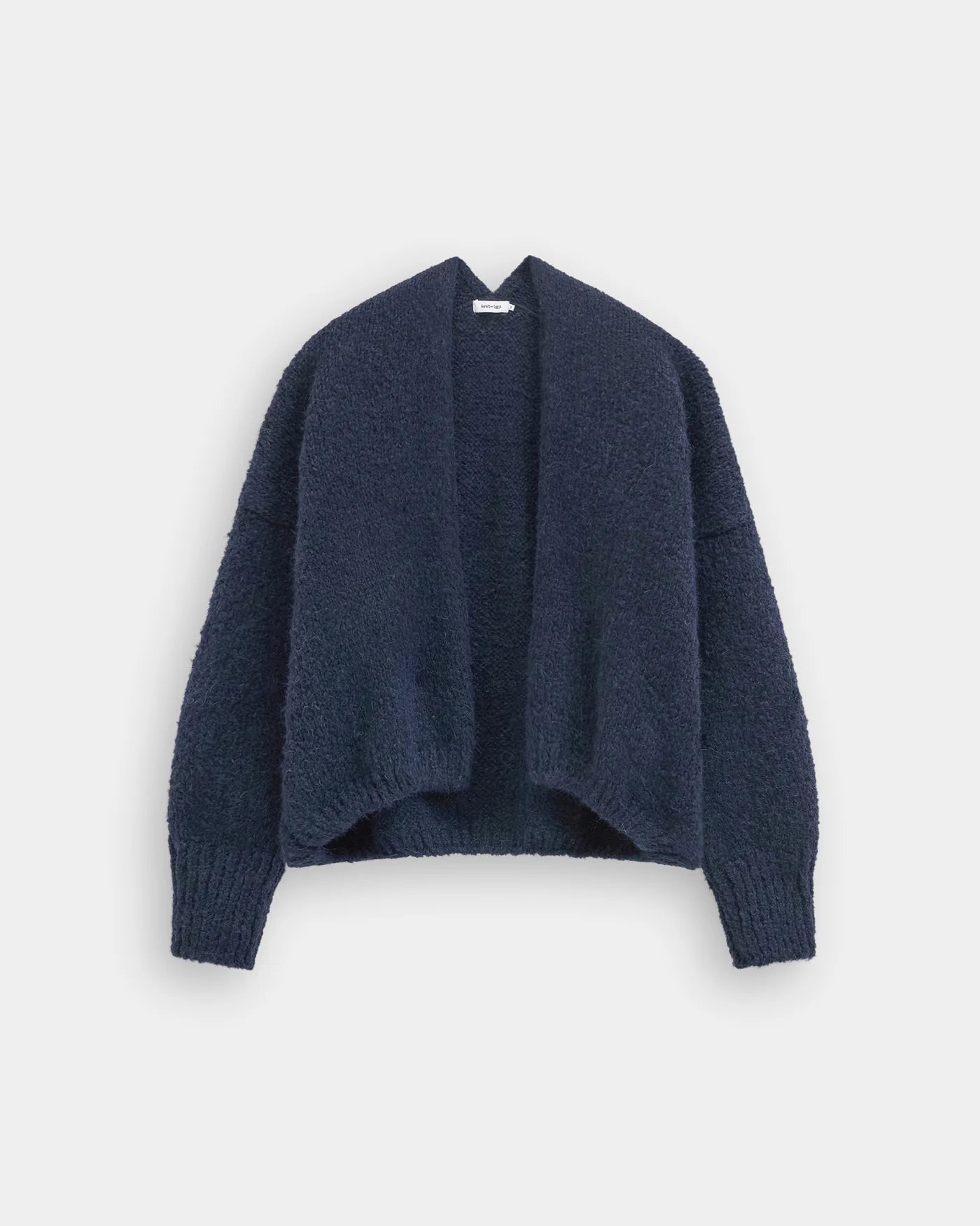 KNIT-TED NIGHT BLUE BECKY CARDIGAN - White Bicycle