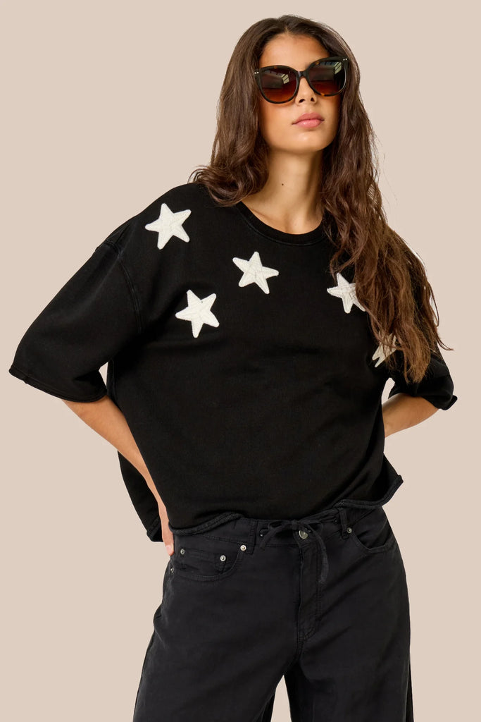 FIVE BLACK STAR SWEATSHIRT