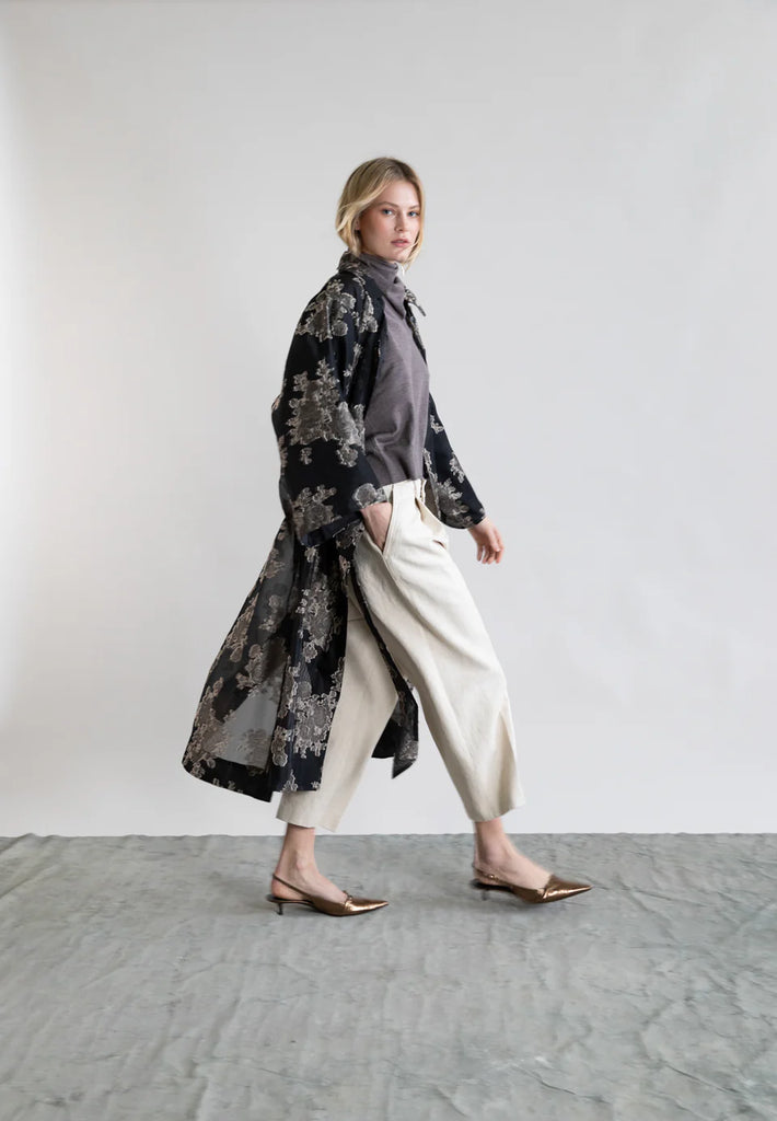 PSOPHIA KIMONO IN SILVER BLOOM