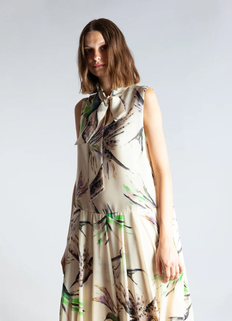 PSOPHIA WATERCOLOUR WINGS DRESS