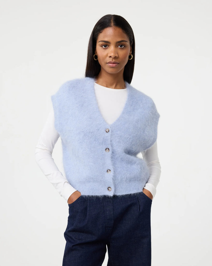 KNIT-TED BLUE CONSTANZE CARDIGAN