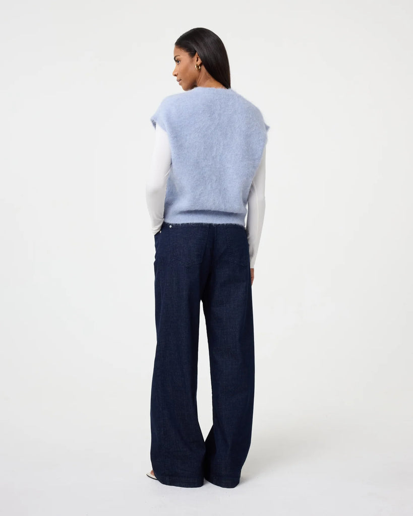 KNIT-TED BLUE CONSTANZE CARDIGAN