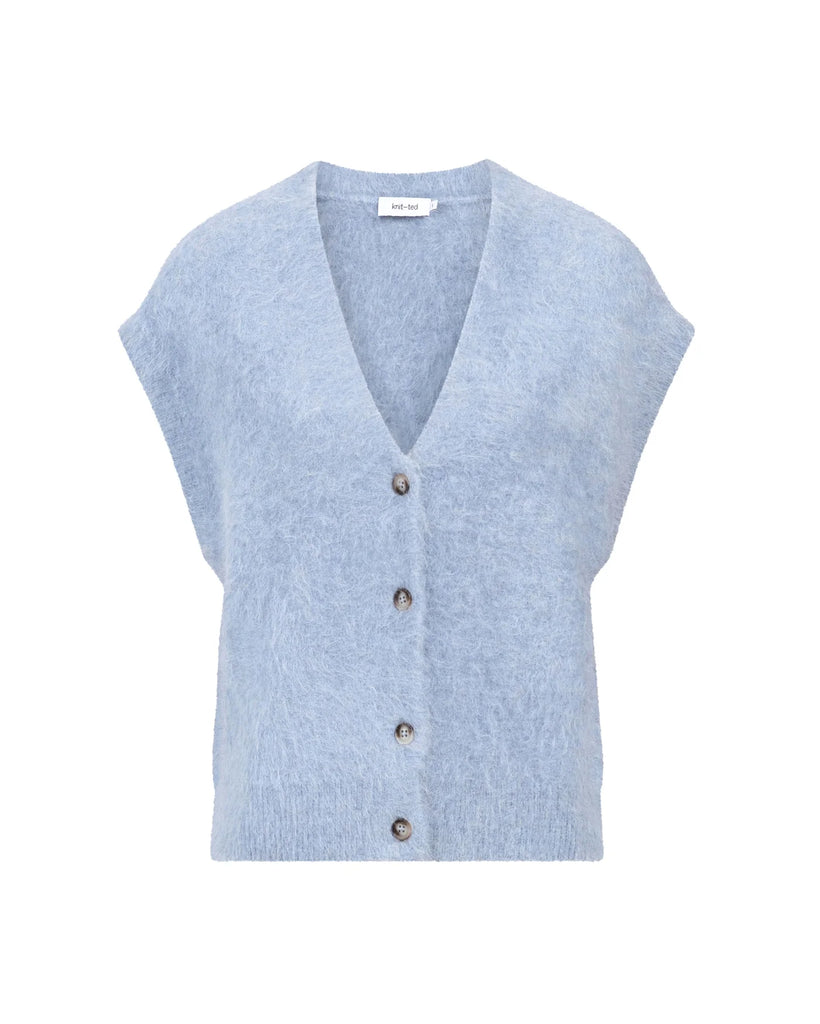KNIT-TED BLUE CONSTANZE CARDIGAN
