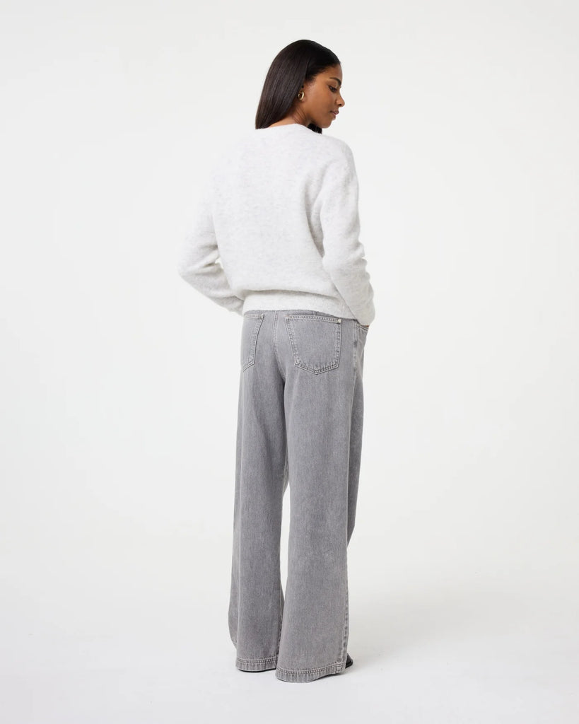 KNIT-TED SOFT GREY BRITNEY CARDIGAN