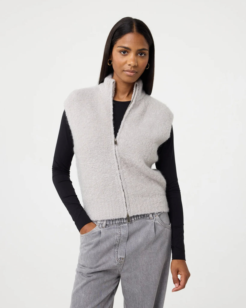 KNIT-TED ZIP FRONT INDY CARDIGAN