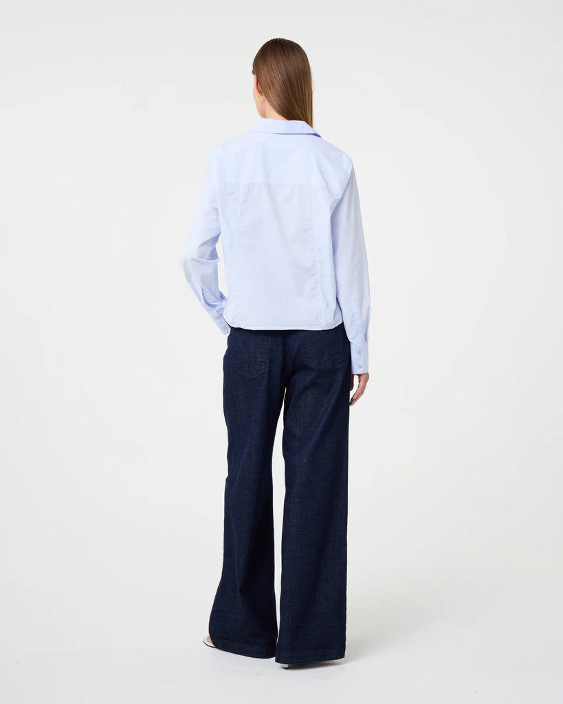 KNIT-TED LIEVE BLUE SHIRT