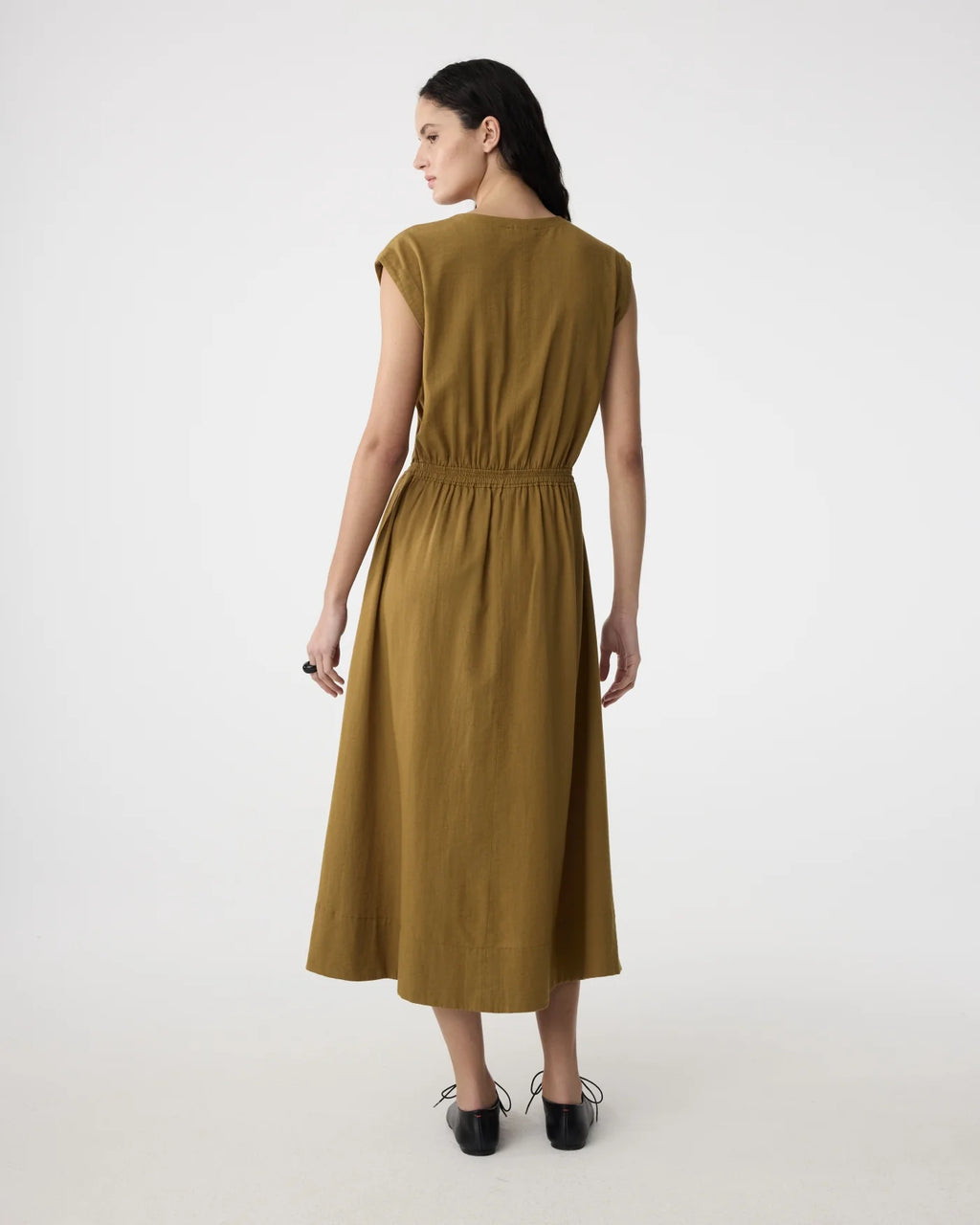 KNIT-TED BRONZE DRESS - White Bicycle