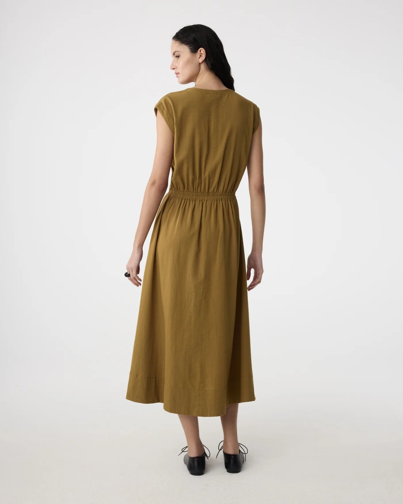 KNIT-TED BRONZE DRESS - White Bicycle