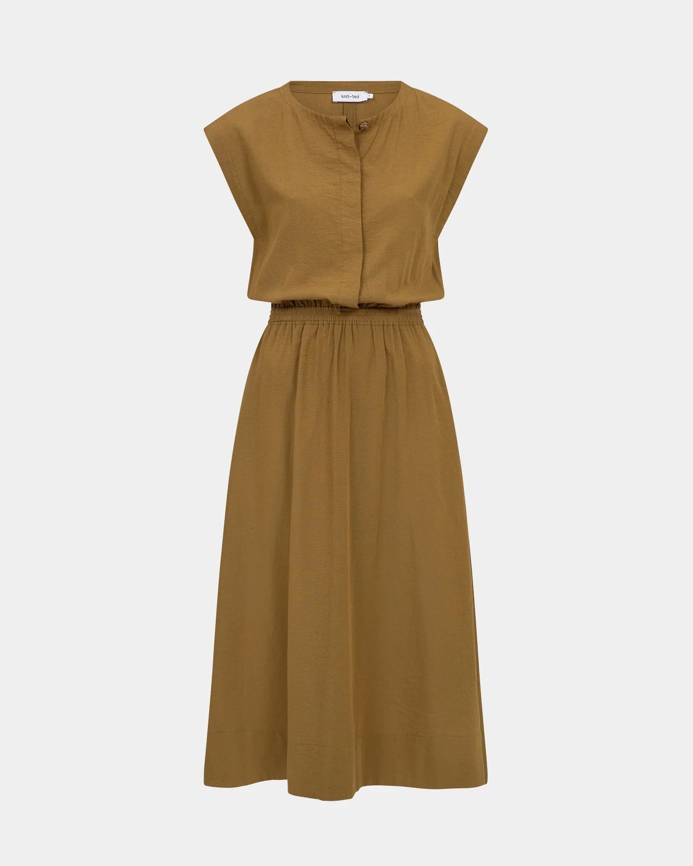KNIT-TED BRONZE DRESS - White Bicycle