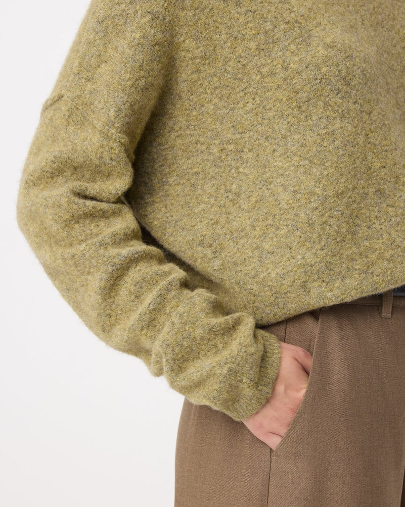 KNIT-TED MOSS GREEN NINETTE SWEATER