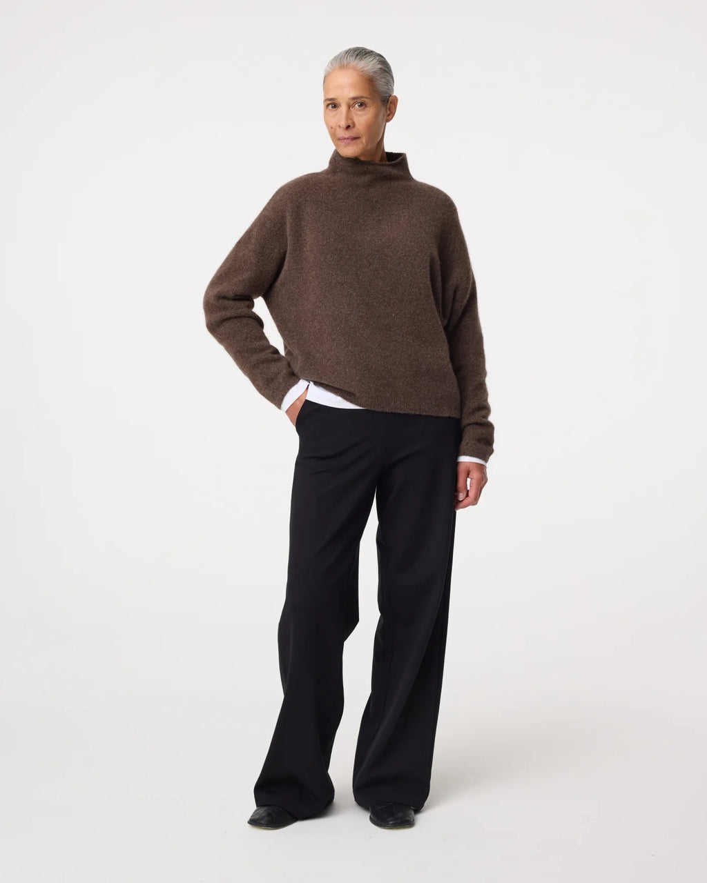 KNIT-TED SOFT CHOCOLATE KIM KNIT