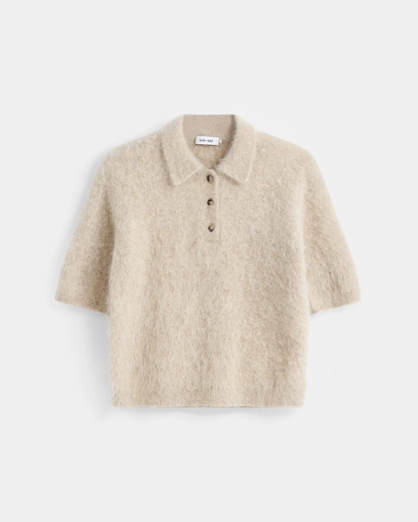 KNIT-TED SHERMAN CREME FLUFFY KNIT