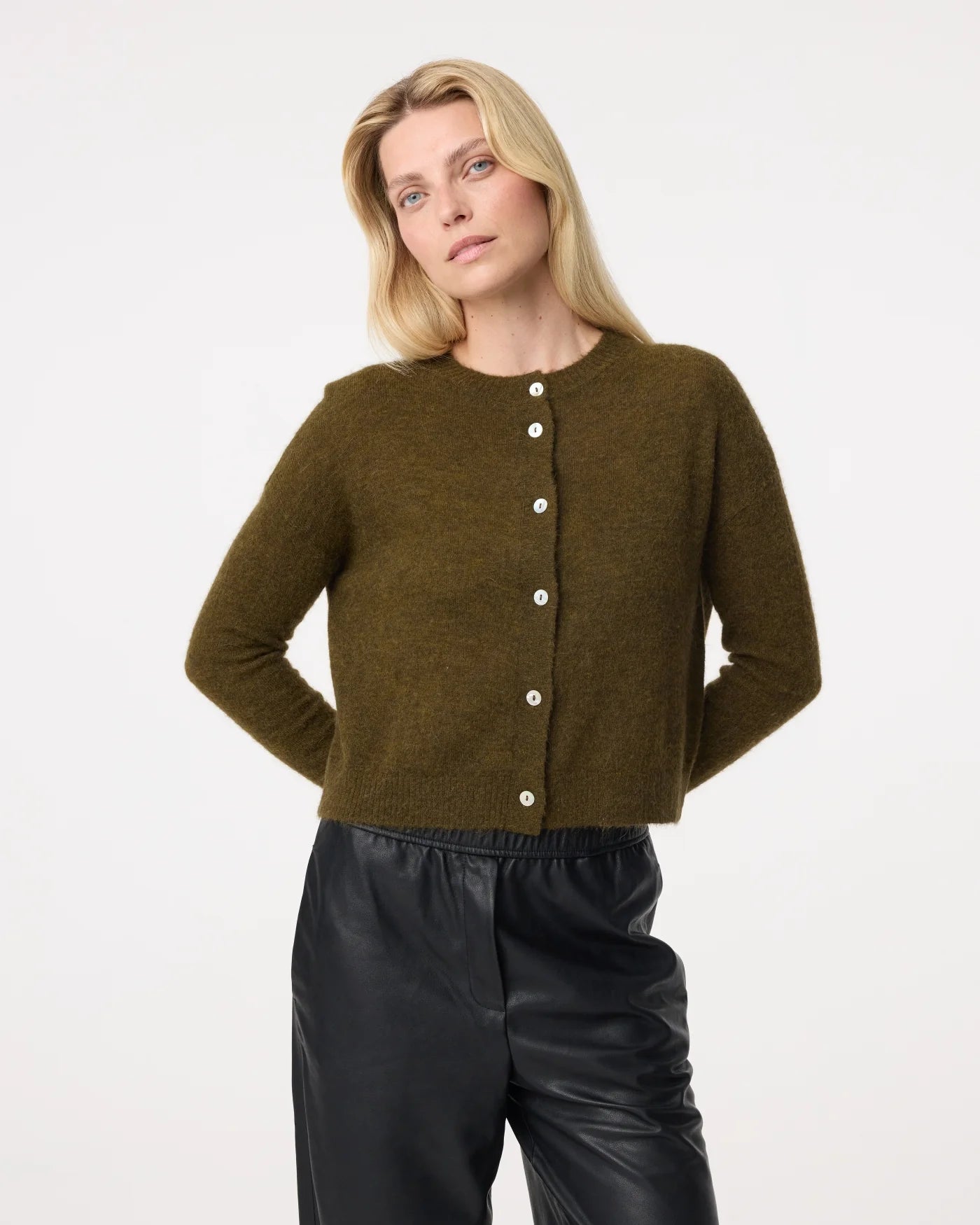 KNIT-TED EMILE BUTTON THROUGH CARDIGAN