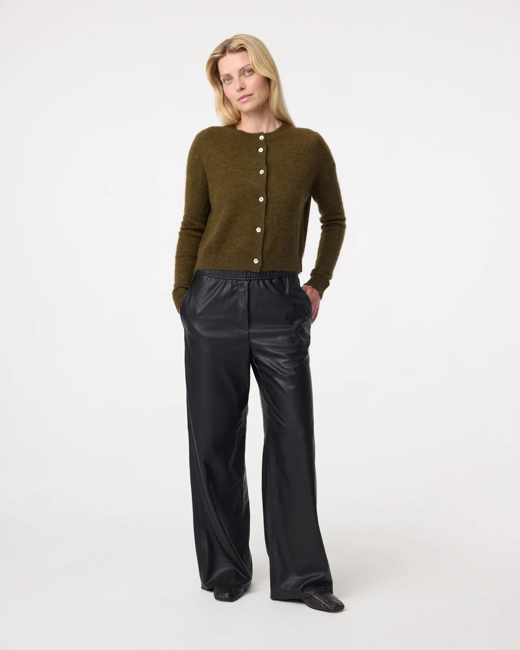 KNIT-TED EMILE BUTTON THROUGH CARDIGAN