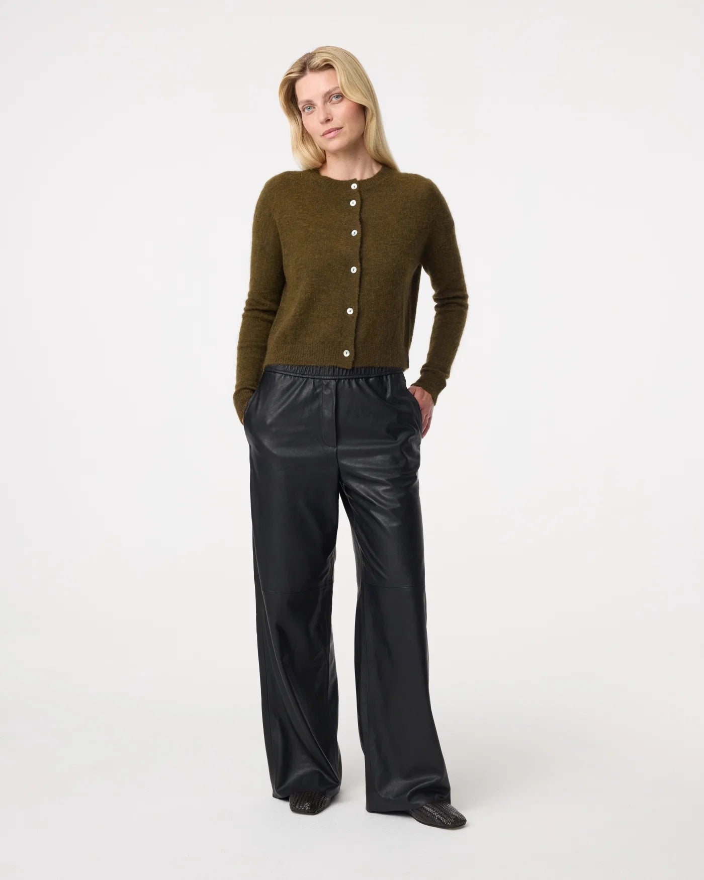 KNIT-TED EMILE BUTTON THROUGH CARDIGAN