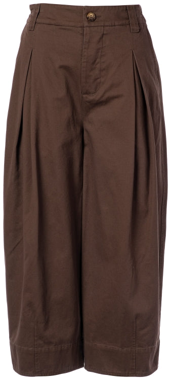 JC SOPHIE CHOCOLATE BROWN PAPHOS BALLOON TROUSER