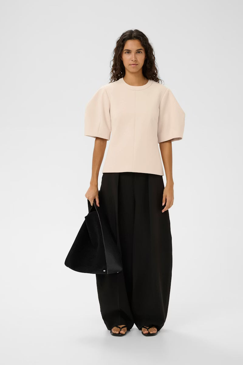 INWEAR CREAM PUFF SLEEVE TOP - White Bicycle