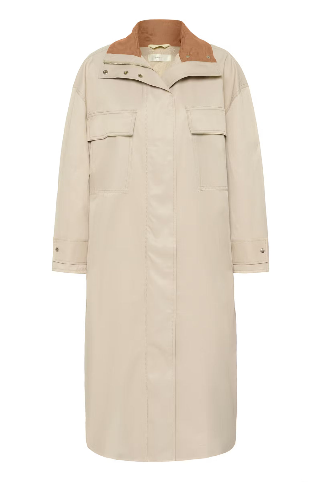 INWEAR STONE LONG UTILITY COAT - White Bicycle