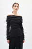 INWEAR BLACK OFF SHOULDER KRITHIW SPARKLE TOP