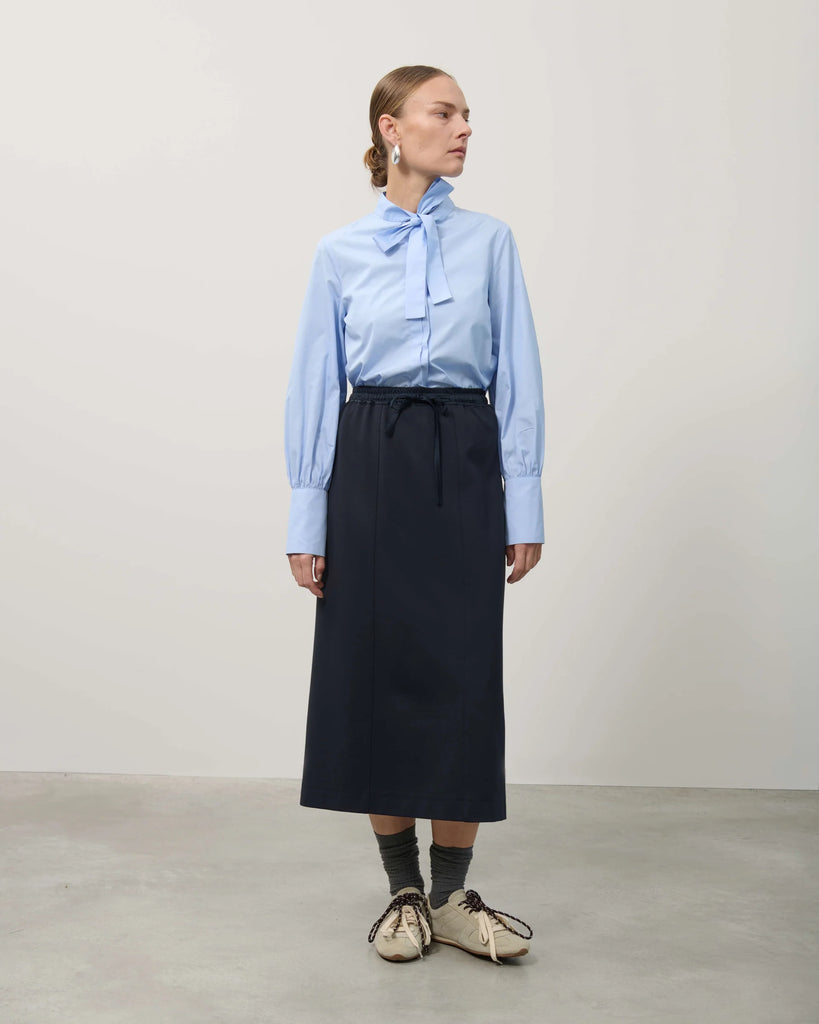 BEATRICE B BLUE POPLIN SHIRT