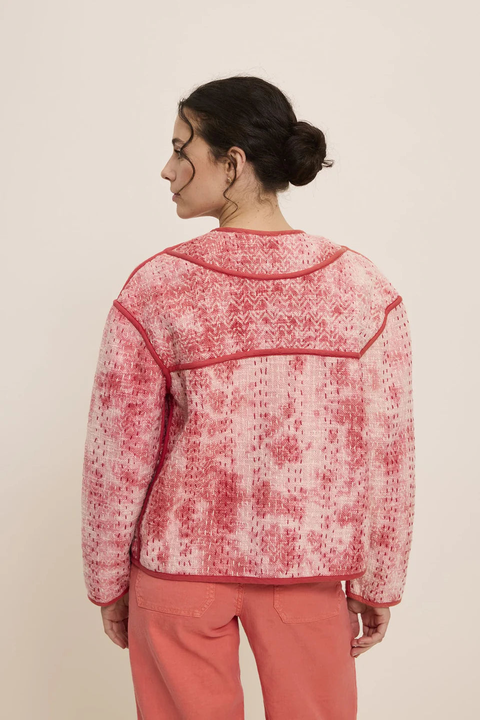 FIVE RED SHORT JACKET - White Bicycle