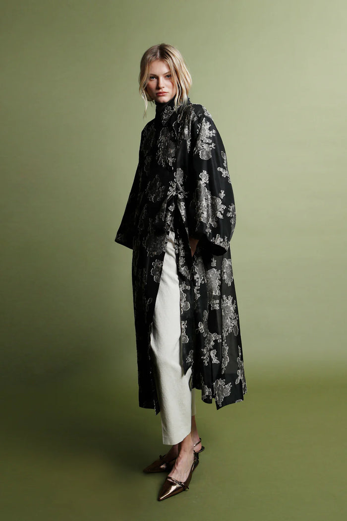 PSOPHIA KIMONO IN SILVER BLOOM