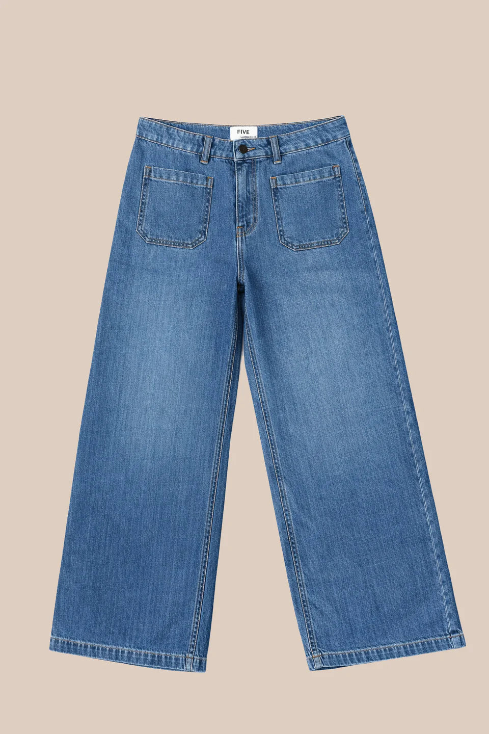 FIVE DENIM CROP LUCIA JEAN - White Bicycle