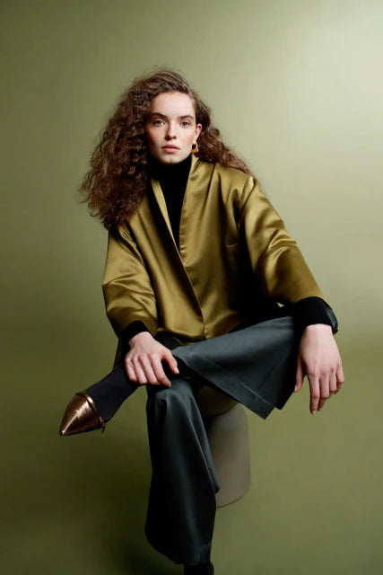 PSOPHIA OLIVE GREEN JACKET - White Bicycle