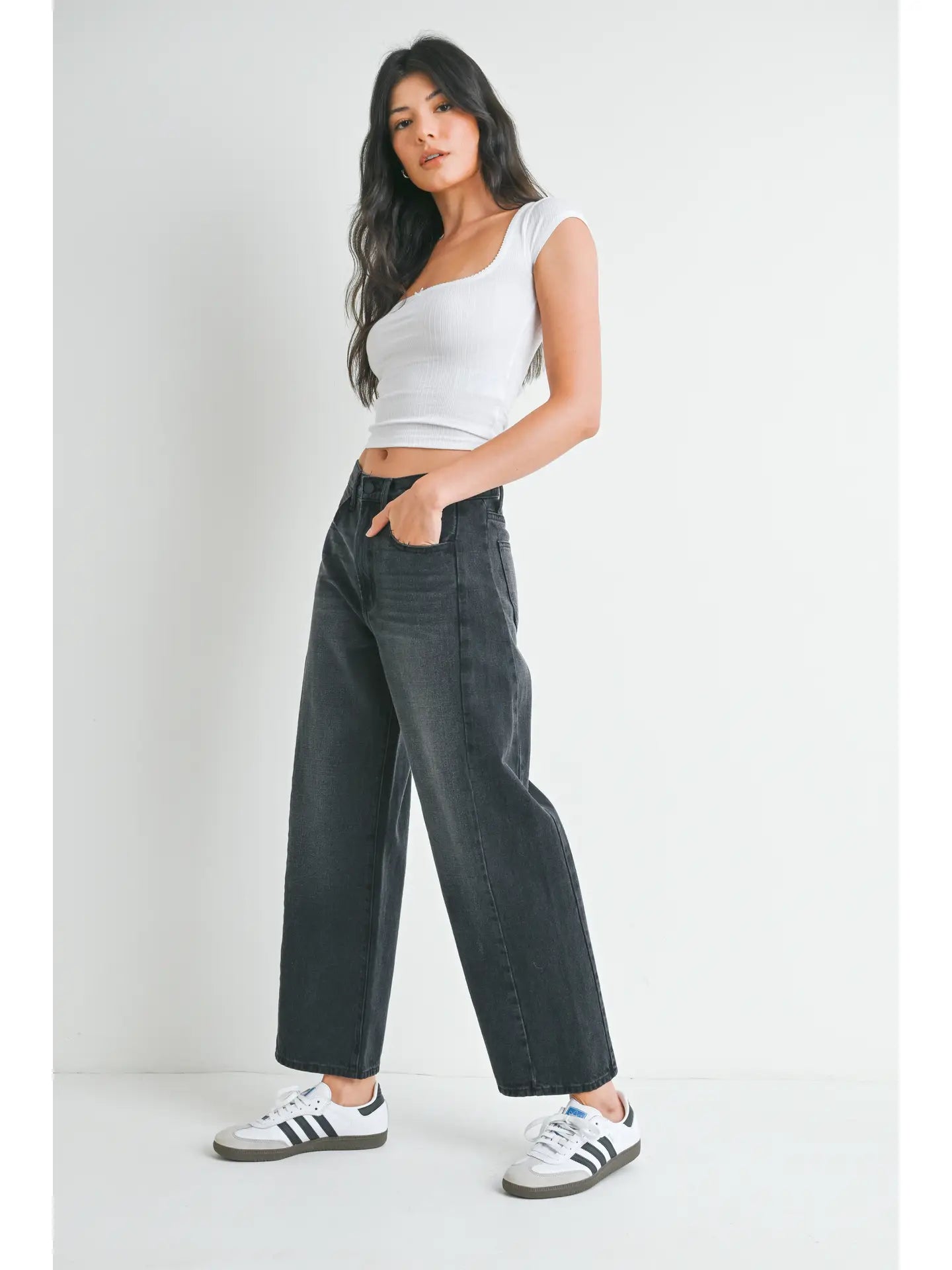 JBD DARK GREY TWISTED SEAM JEANS 471 - White Bicycle