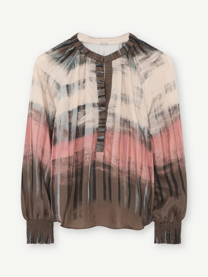 GUSTAV PATTERN SOFT BLOUSE