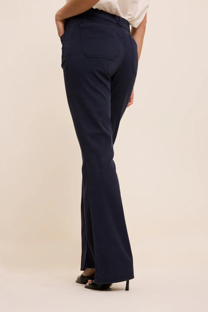 FIVE BOOTCUT LUNA NAVY TROUSERS