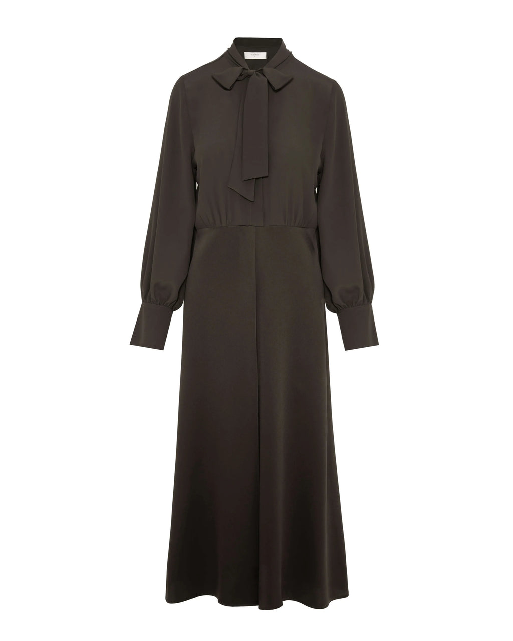 BEATRICE B FLARED DRESS WITH SCARF - White Bicycle