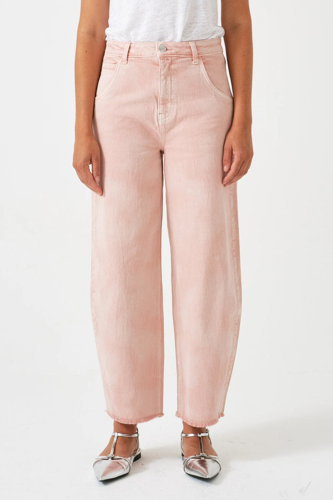 SEVENTY AND MOCHI BO JEAN IN PEONY PINK