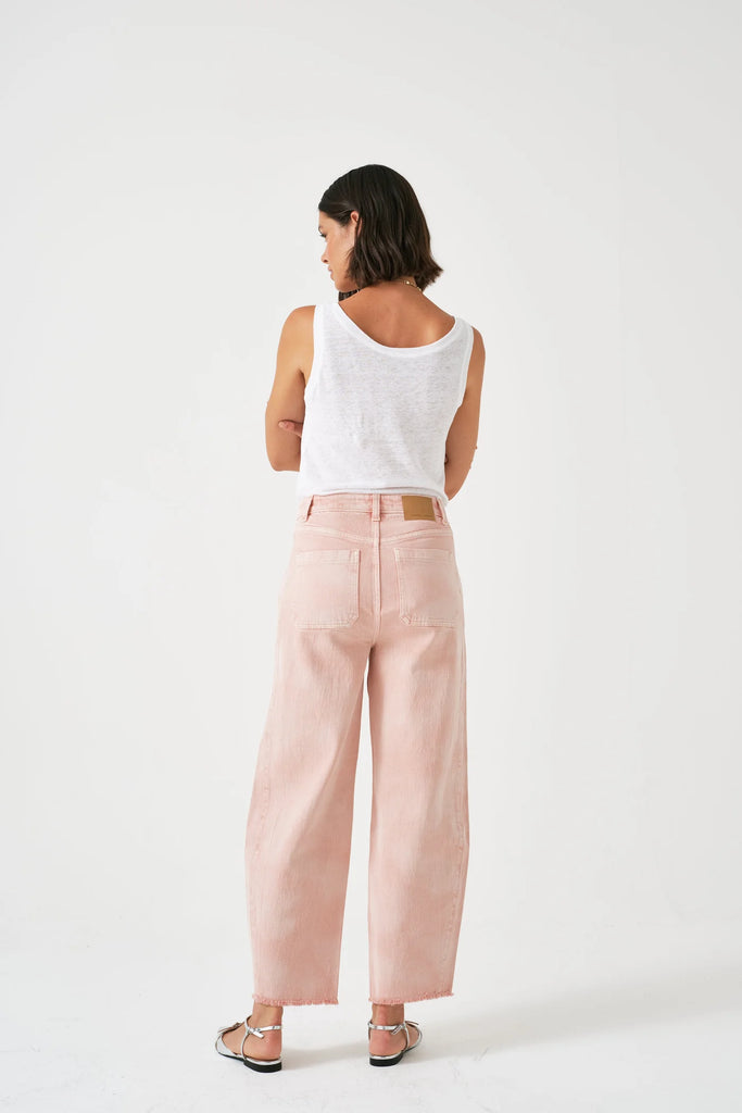 SEVENTY AND MOCHI BO JEAN IN PEONY PINK