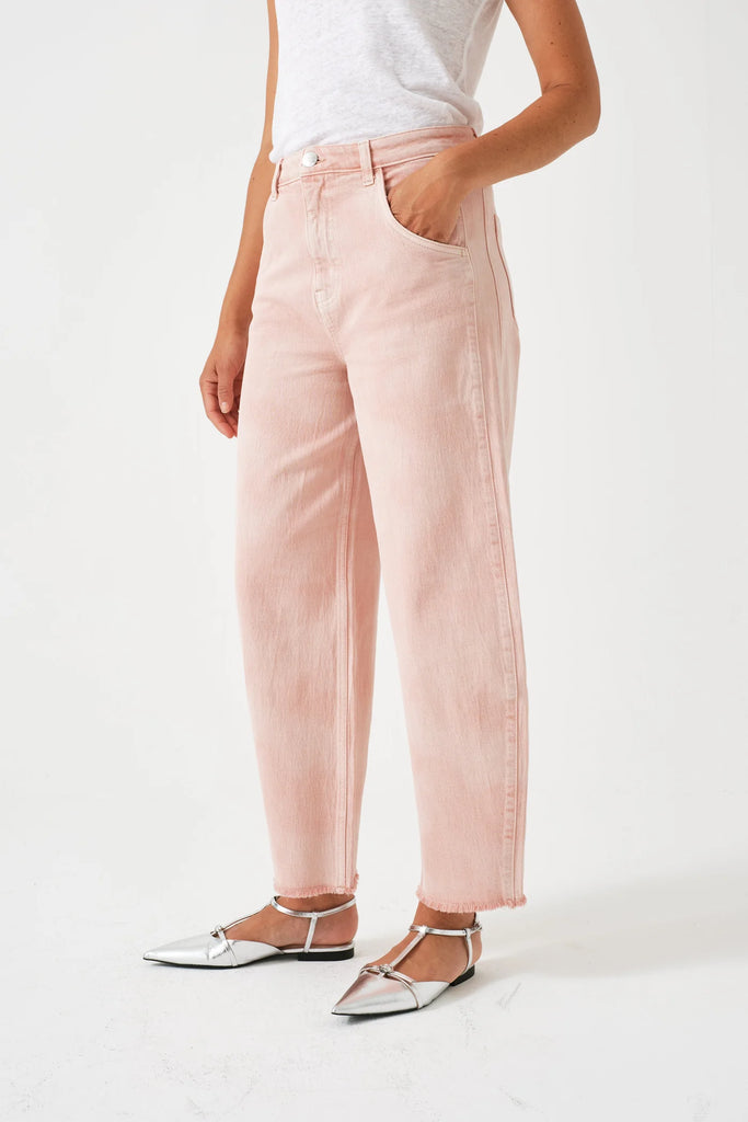 SEVENTY AND MOCHI BO JEAN IN PEONY PINK