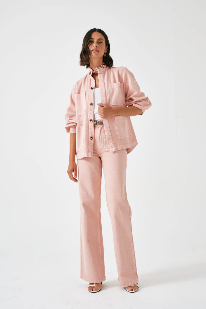 SEVENTY AND MOCHI PEONY PINK PABLO JACKET