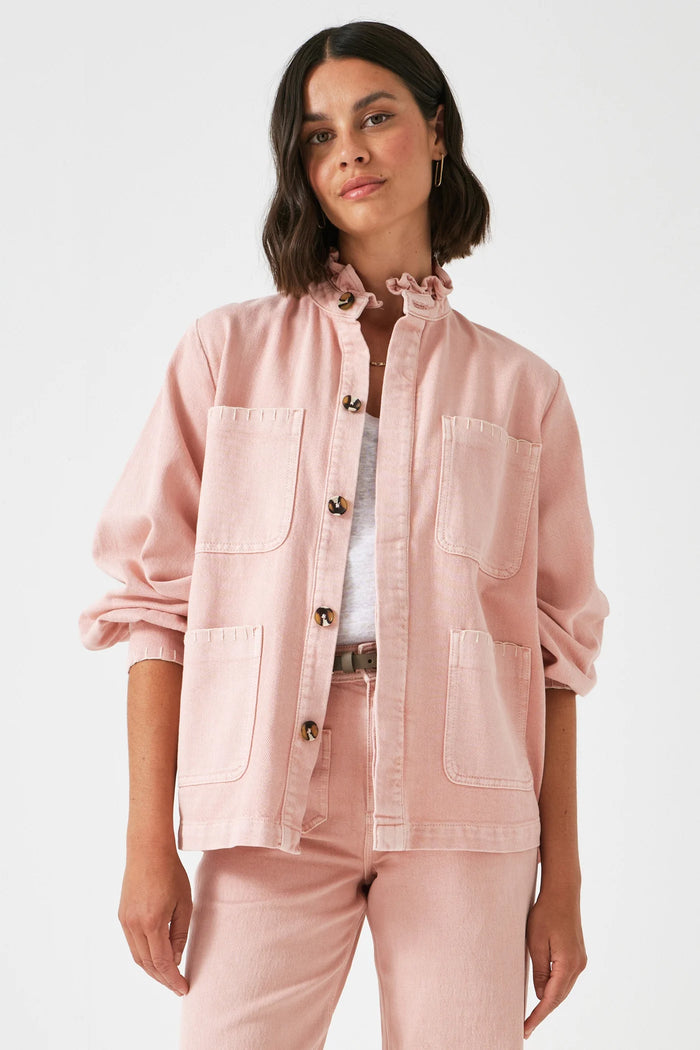 SEVENTY AND MOCHI PEONY PINK PABLO JACKET