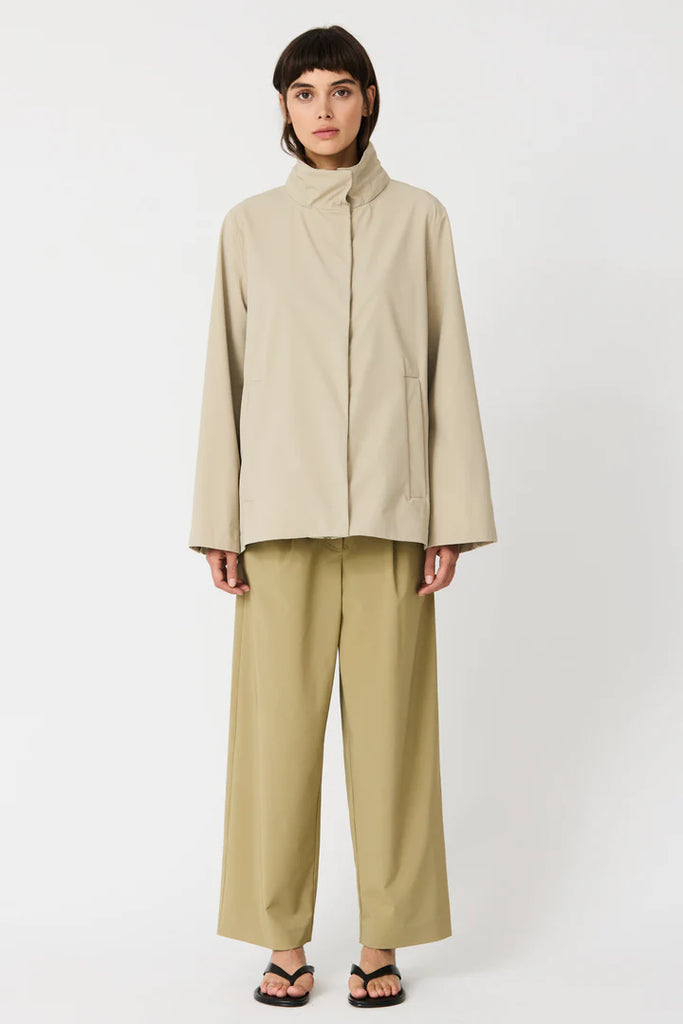 TANTA WAI STONEGREY COAT - White Bicycle