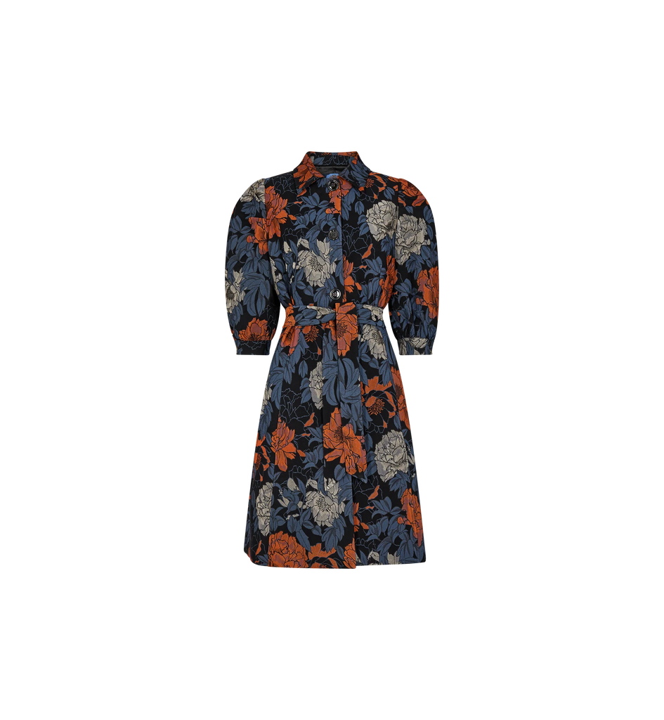 MOS MOSH FLORAL JACQUARD DRESS