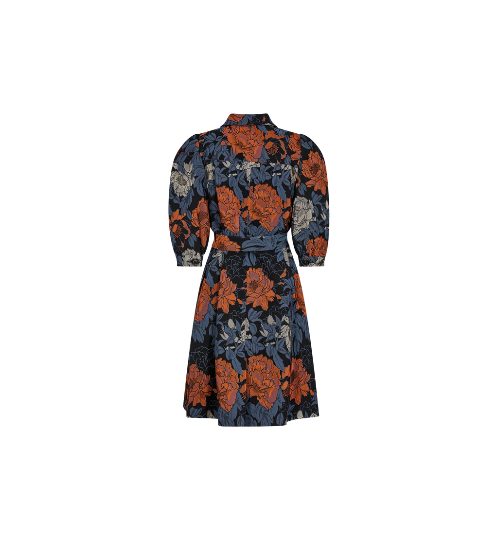 MOS MOSH FLORAL JACQUARD DRESS - White Bicycle
