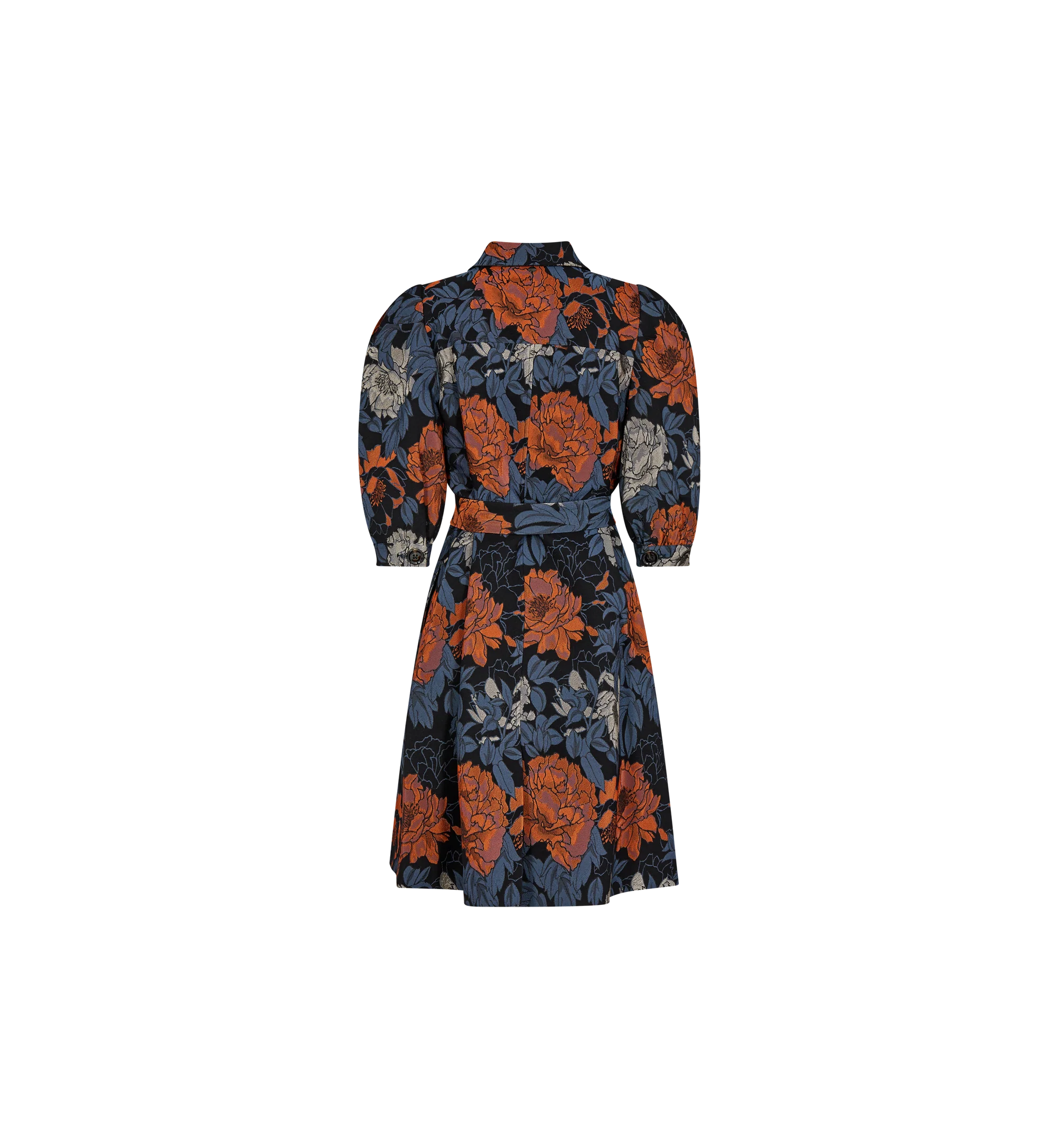 MOS MOSH FLORAL JACQUARD DRESS - White Bicycle