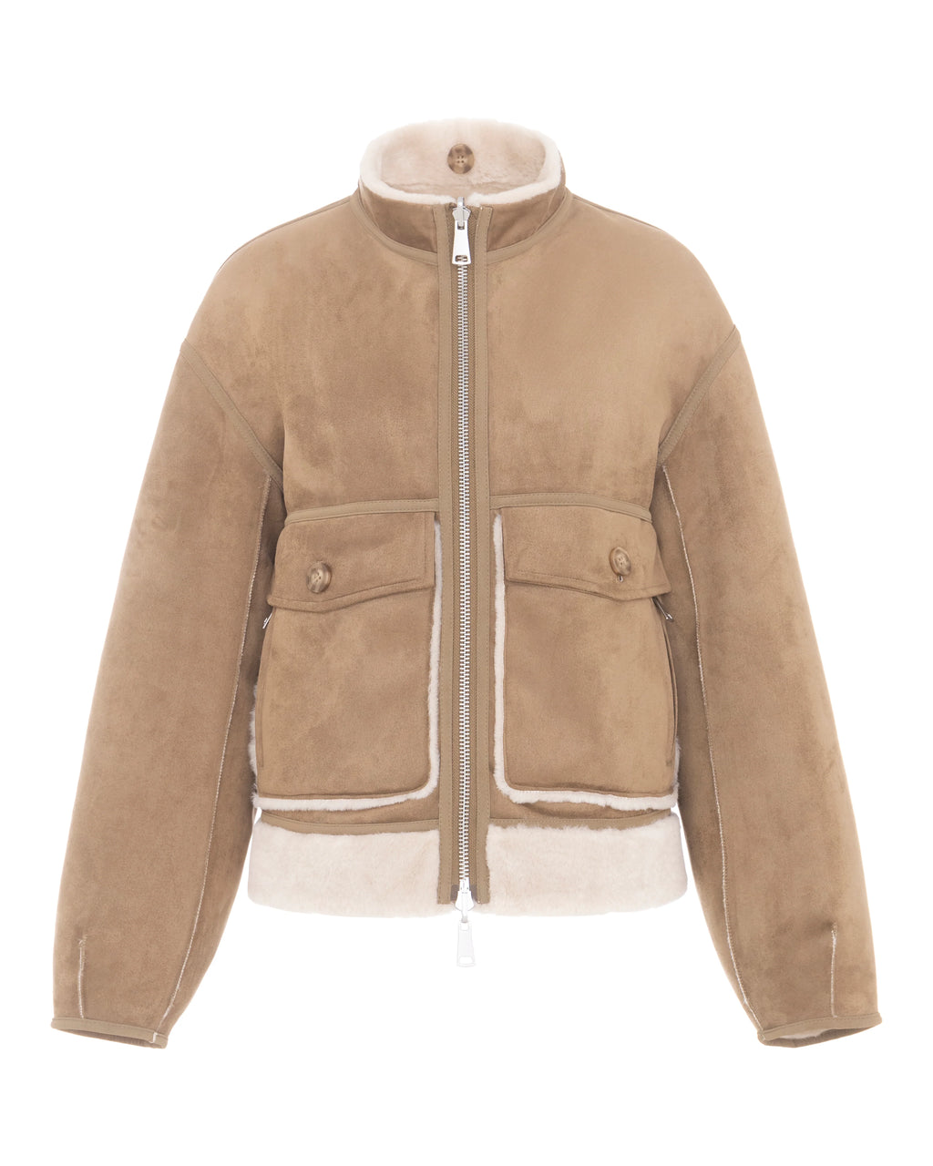 URBANCODE REVERSIBLE FUNNEL NECK BOMBER WITH SCARF