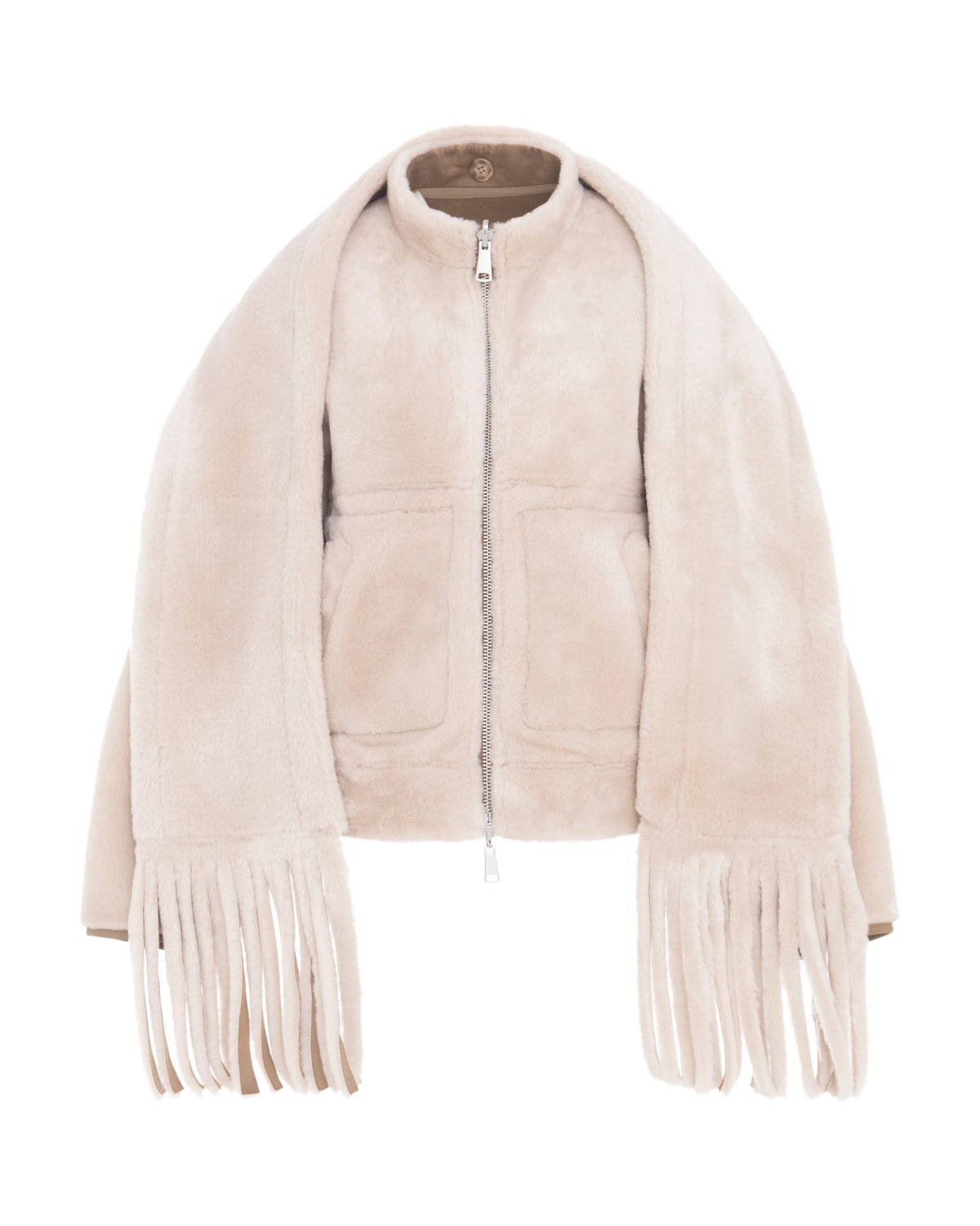 URBANCODE REVERSIBLE FUNNEL NECK BOMBER WITH SCARF