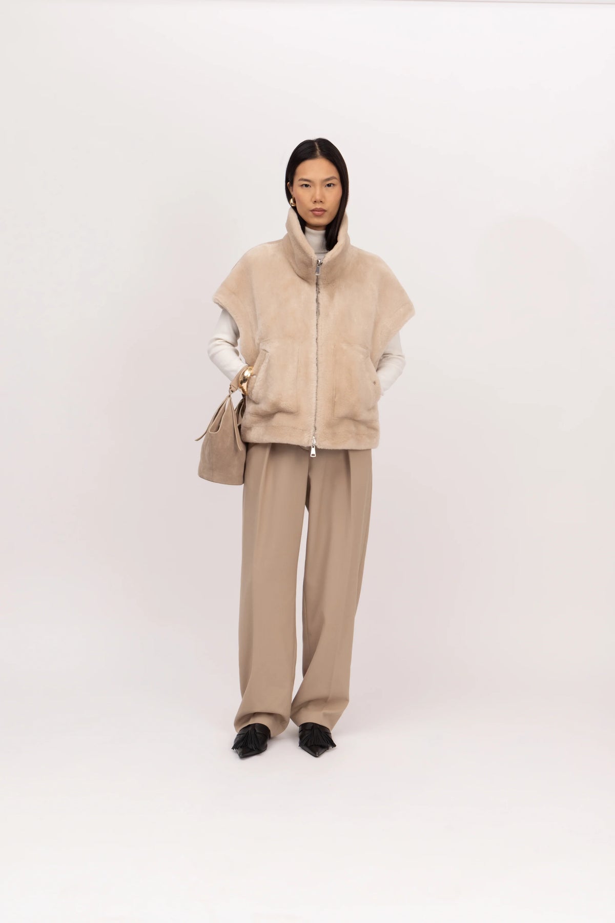 URBANCODE REVERSIBLE BOXY DROP SHOULDER GILET