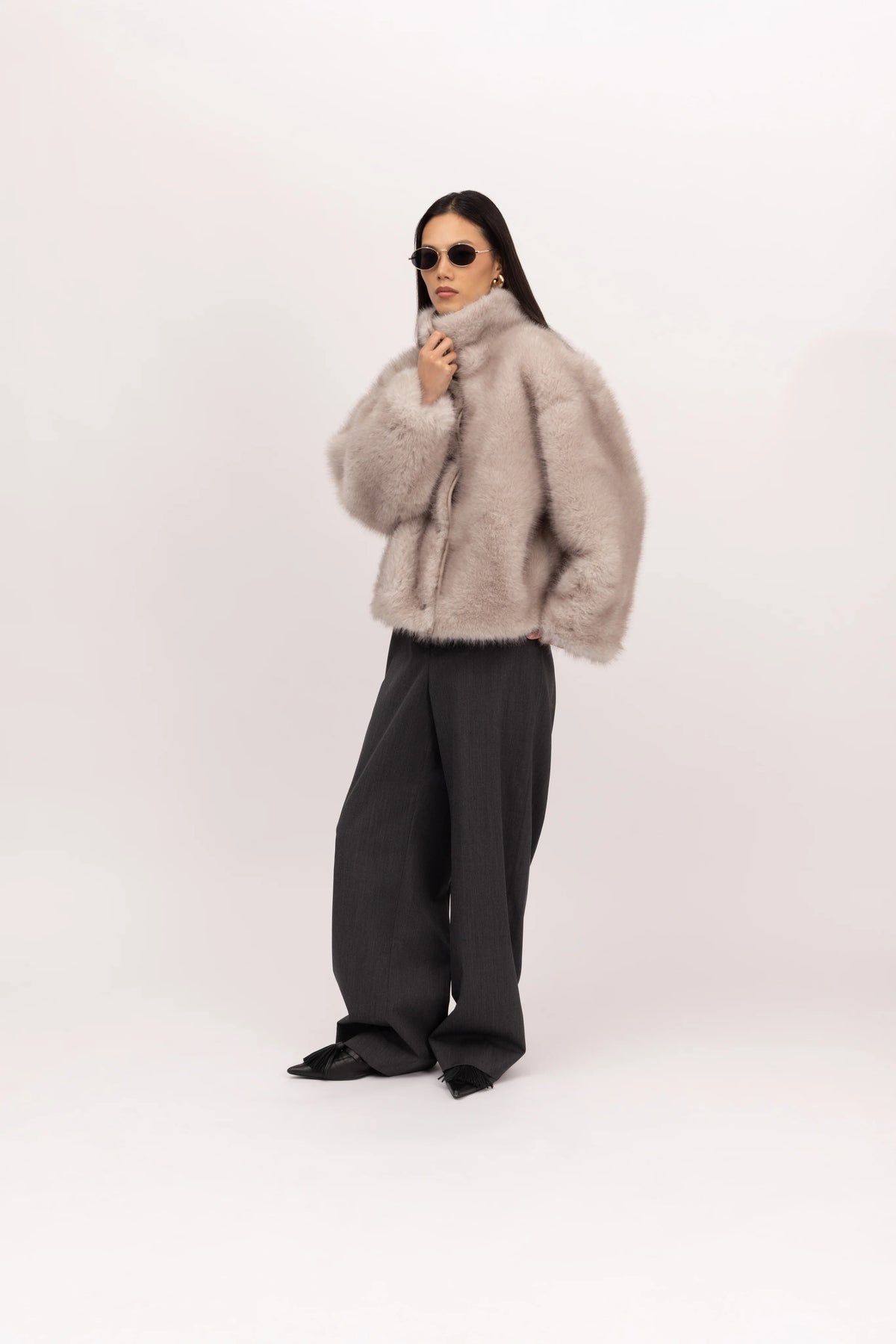 REVERSIBLE TOSCANA CHUBBY FUNNEL NECK