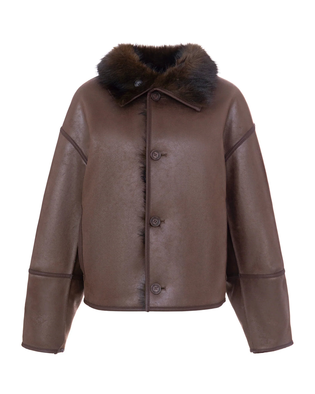 REVERSIBLE TOSCANA CHUBBY FUNNEL NECK
