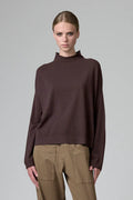 TRANSIT PLUM FINE KNIT SWEATER - White Bicycle